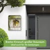 banjado Design Briefkasten Stahl schwarz mit Zeitungsfach Produktbild-Vorschau 5