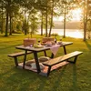 Picknickset Arezzo 89 x 75 x 200 cm Aluminium Polyethylen Produktbild-Vorschau 9