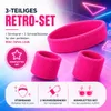 Accessorio Costumi mullet Stile retrò neon – Set di 3 fasce Anteprima dell’immagine prodotto 3