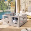 WISFOR Výběh pro štěňata moderní, 8dílný DIY výběh pro Náhled obrázku produktu 2