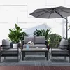 MeXo Loungeset Aluminium Gartenmöbel Lounge Set 4-Teilige, Produktbild-Vorschau 2