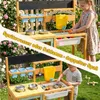 COSTWAY Matschküche Kinder Outdoor, Gartenspielküche mit Produktbild-Vorschau 5