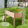VEVOR vyvýšený záhon drevený sadzač box studený rám výsadba Náhľad obrázku produktu 6