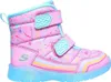 A single pink boot with colorful paint splatters and blue accents. Produktbild-Vorschau