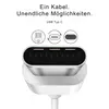 USB-C auf USB-C 60W Schnellladekabel 1 m – Daten- & Produktbild-Vorschau 4