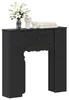 vidaXL Revêtement pour cheminée, noir, 93 x 20 x 89 cm, en Voir les images du produit 3