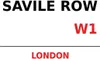 vianmo Holzschild 30x40 cm London Savile Row W1 Produktbild-Vorschau 1