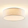 Lindby LED-Deckenlampe Ellamina, 40 cm, weiß, Textil Produktbild-Vorschau 2