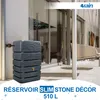 4rain SLIM STONE DECOR réservoir mural 510 litres gris Voir les images du produit 2