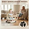 Hochstuhl Baby 2 in 1 mit Rollen, Höhenverstellbar Produktbild-Vorschau 4