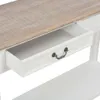 vidaXL Konzolový stolek bílý 110 x 35 x 80 cm Dřevo Náhled obrázku produktu 6