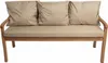 Gartenkissen Set beige – 140x60 + 3x50x56 cm Gartenkissen Produktbild-Vorschau 1