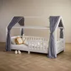 Hausbett Himmel NENA im 2er Set in grau - Betthimmel aus Produktbild-Vorschau 6