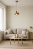 FKL DESIGN Hanglamp voor interieur, model Ecru-Goud, 1 Productafbeelding-voorbeeld 3