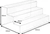 Dekotreppe 3-Stufig (400x185x250mm) aus glasklarem Produktbild-Vorschau 3
