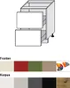 Schubladenunterschrank BRERRA 60x82cm lackiert Ausführung Produktbild-Vorschau 3