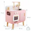 Kinderküche aus Holz – Retro-Design, rosa, inkl. Zubehör & Produktbild-Vorschau 14