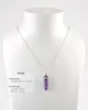 LAVISA Obelisk edelsteenkraag, zilver, met hanger, echte Productafbeelding-voorbeeld 9