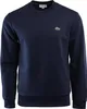 A navy blue Lacoste sweatshirt is shown front and center against a white background. Anteprima dell’immagine prodotto