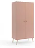 Set di 2 mensole per armadio 100 cm NILSA - rosa Anteprima dell’immagine prodotto 5