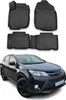 2013-2018 Toyota RAV4 Fußmatten TPE Schwarz 4 tlg Produktbild-Vorschau 1