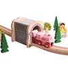 Bigjigs Rail Pink Lokomotive mit Tender Produktbild-Vorschau 2