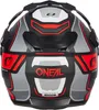 O'NEAL Bike Helm D-Srs Square Black/Gray/Red XS (53/54 cm) Produktbild-Vorschau 3