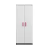 Drehtürenschrank JONAS 06 – Kinderschrank 80 cm Grau/Weiß Produktbild-Vorschau 2