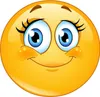 4er Set Smile-Aufkleber Wimpern I kfz289 I rund Ø 5 cm I Produktbild-Vorschau 1