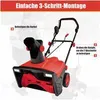 GOPLUS Elektrische Schneefräse mit LED-Scheinwerfern, 180° Produktbild-Vorschau 8