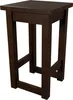 Rustikální 55 cm | Ořech Teak Stool Seat Stool Dřevěná Náhled obrázku produktu 1