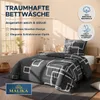 Malika Baumwoll-Renforcé-Bettwäsche 2-teilig, 155 × 220 + Produktbild-Vorschau 7