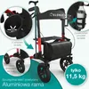 ELONEO Rollator składany z siedziskiem, rollator zewnętrzny Podgląd zdjęcia produktu 9