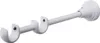 A white curtain rod bracket is shown against a white background. Anteprima dell’immagine prodotto
