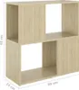 vidaXL Regál Sonoma Dub 60x24x63 cm odvodený výrobok z Náhľad obrázku produktu 7