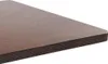 A close-up view of a dark brown wooden table top. Náhled obrázku produktu