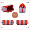 Damen Clutch, Sommer Gestrickt Gestreift Klein Clutch, Produktbild-Vorschau 6