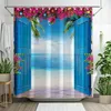 Rideau de douche pour salle de bains imperméable motif Voir les images du produit 2