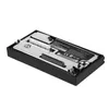 A close-up, angled view of a black and silver network adapter for a game console, placed on a white background. Náhled obrázku produktu