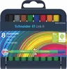 Schneider 50-192098 Stylo fibre Link-It, 8 couleurs en étui Voir les images du produit 1