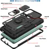 An exploded view diagram of a phone case, showing its different layers and components. Produktbild-Vorschau
