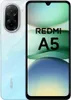 A smartphone with a light blue back and a screen displaying the brand name and model number. Podgląd zdjęcia produktu