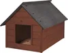 Hundehütte Holz Hundehütte Massiv Isolierte 101x69 Produktbild-Vorschau 1
