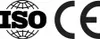 The image shows two logos: the ISO logo and the CE mark. Náhľad obrázku produktu
