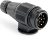 Wiltec Anhänger Stecker 13-polig 12V, Nylon Adapter für PKW Produktbild-Vorschau 1