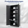 COSTWAY 5 Ebenen Aktenschrank abschließbar mit Doppeltür & Produktbild-Vorschau 3