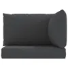 vidaXL Palettenkissen 3-tlg. Schwarz Oxford-Gewebe Produktbild-Vorschau 4