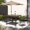 home24 Stapelstuhl - 2er-Set - Stahl / Polyrattan - Schwarz Produktbild-Vorschau 3