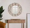 Wandspiegel aus cremefarbenem Metall cm 85x7,5x85 Produktbild-Vorschau 6