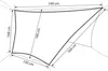 AMAZONAS Adventure Ultra-Light Tarp, Plandeka, Brązowy, Podgląd zdjęcia produktu 20